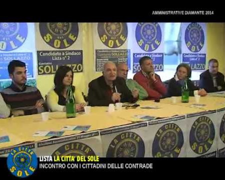 La Città del Sole incontra i cittadini delle contrade