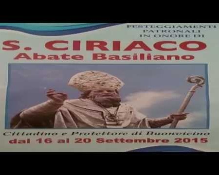 Buonvicino: Festa San Ciriaco 2015- processione verso la grotta