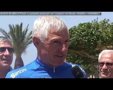 Diamante:Giro D’Italia,interviste ai campioni Moser e Fondriest