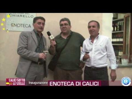 Cirella (Cs): Inaugurazione Enoteca di Calici sotto le Stelle- interviste