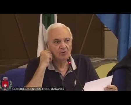 Diamante: Consiglio comunale del 26/7/16-integrale