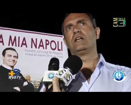 Scalea: Luigi De Magistris presenta il libro “La mia Napoli”-ampio servizio