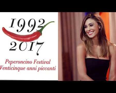 Diamante: Belen Rodriguez inaugura il 25° Peperoncino Festival