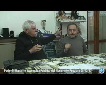 Porto di Diamante: Assemblea del Movimento popolare del 03/12/17