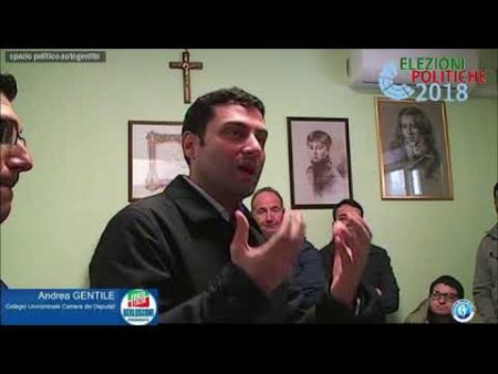 Incontro con… Andrea Gentile candidato Forza Italia alla Camera deputati