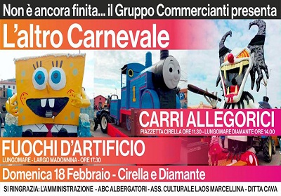 Commercianti Diamante: Successo per “Trucco e Parrucco” e domenica 18 l’altro Carnevale con i carri allegorici