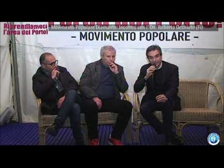 Diamante: Incontro con l’On. Roberto Occhiuto (FI)- Antonio De Caprio e Pino Pascale