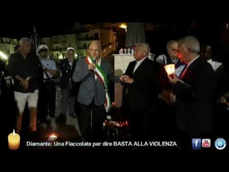 Diamante: Una fiaccolata per dire “BASTA ALLA VIOLENZA!”