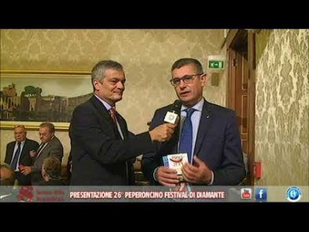 Il 26° Peperoncino Festival presentato in Senato- Interviste e conferenza stampa