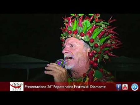 Diamante: Presentazione 26° Peperoncino Festival