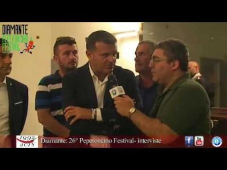 Diamante: 26° Peperoncino Festival-interviste