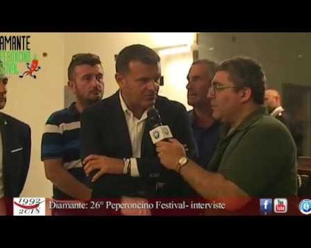 Diamante: 26° Peperoncino Festival-interviste