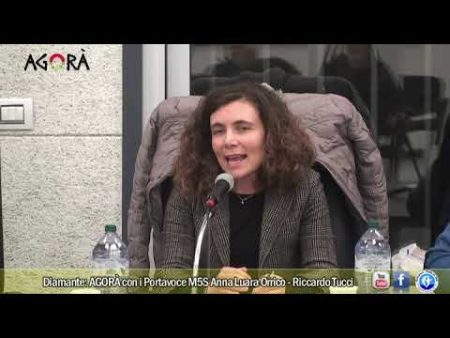 Diamante: AGORÀ con i Portavoce M5S Anna Laura Orrico e Riccardo Tucci