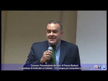 Cosenza: Presentato il libro di Franco Bartucci “L’avventura di Andreatta in Calabria-Un Campus per competere nel mondo” – interviste