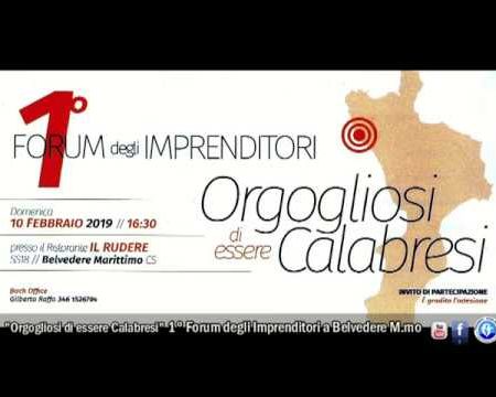 Incontro con…G.Raffo promotore di “Orgogliosi di essere Calabresi”- 1°Forum degli Imprenditori