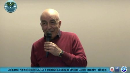 Diamante, Ammistrative 2019: Il candidato a Sindaco Ernesto Caselli incontra i cittadini