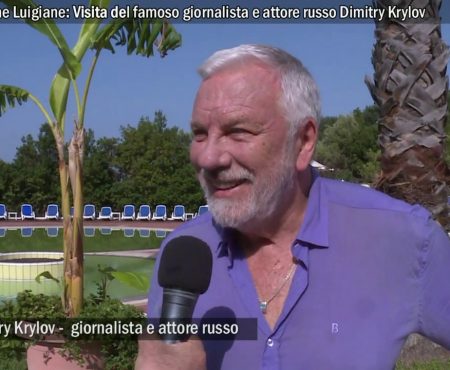 Terme Luigiane: Visita di Dimitry Krylov, attore e gionalista russo