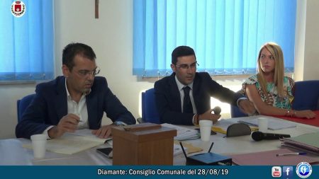 Diamante: Consiglio Comunale del 28/08/19