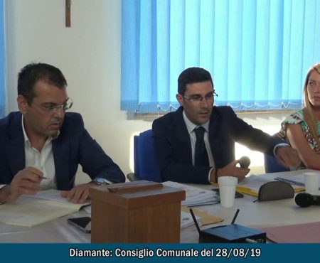 Diamante: Consiglio Comunale del 28/08/19