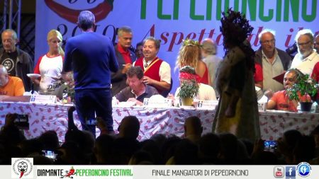 27° Peperoncino Festival di Diamante: Finale gara dei Mangiatori di Peperoncino