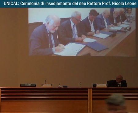 UNICAL: Cerimonia di insediamento del neo Rettore Prof. Nicola Leone