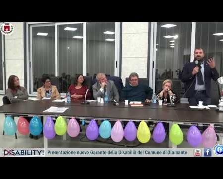 Presentazione del nuovo Garante della Disabiltà del Comune di Diamante