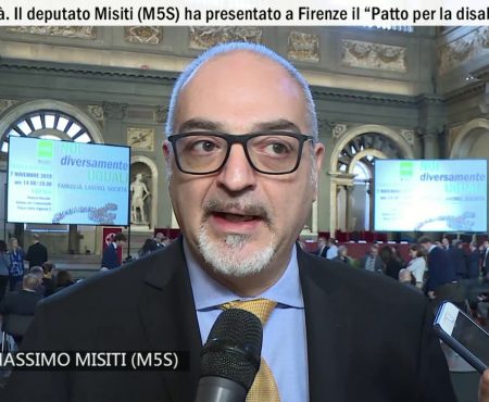 Sanità. Il deputato Misiti (M5S) ha presentato a Firenze il “Patto per la disabilità”-SERVIZIO