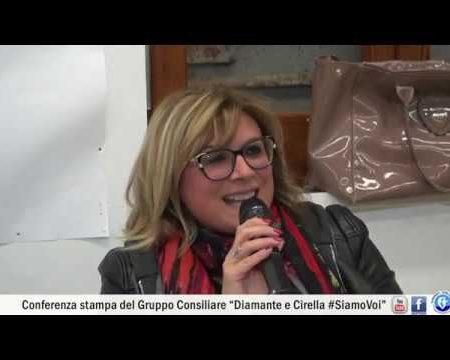 Conferenza stampa Gruppo Consiliare “Diamante e Cirella #SiamoVoi”