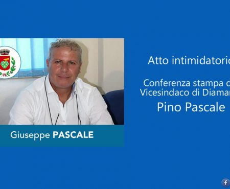 Diamante: Conferenza stampa del Vicesindaco, Pino Pascale