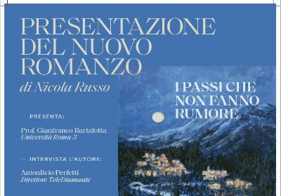 Diamante: Nicola Russo presenta il suo libro “I passi che non fanno rumore”