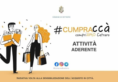 Cetraro: #cumpraccà, un’iniziativa per promuovere l’acquisto in città