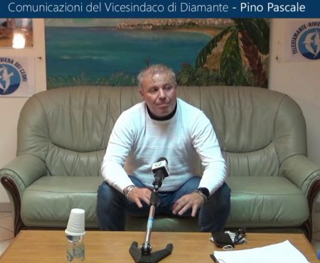 Comunicazioni del Vicesindaco di Diamante Pino Pascale (15/11/2020)