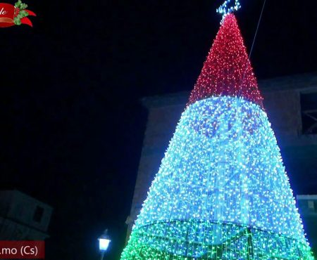 Natale 2020: Albero tricolore a Belvedere M.mo e Presepe luminoso a Diamante e Cirella