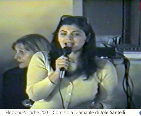 TD Story. Politiche 2001: Comizio a Diamante di Jole Santelli
