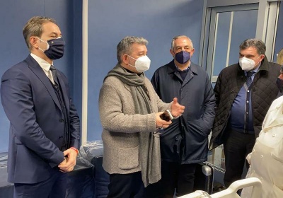 Paola. Il Presidente Spirlì ha visitato l’ospedale e al Santuario di San Francesco