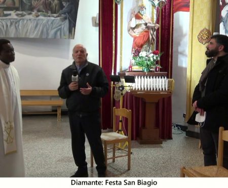 Diamante. Festa di San Biagio: Intervista a Don Eugenio e Don Ernesto