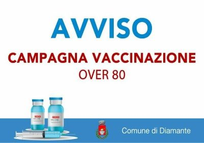 Diamante. Ufficializzate le date della campagna di vaccinazione degli over 80