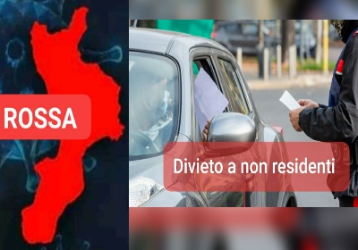 Ordinanza di Spirlì. Divieto ai non residenti “di fare ingresso nel territorio regionale”