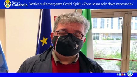 Emergenza Covid in Calabria. Spirlì: “Zona Rossa solo dove necessaria”