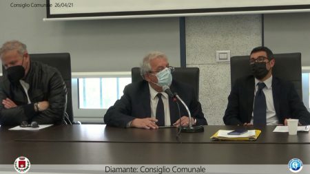 Diamante: Consiglio comunale del 26/04/21