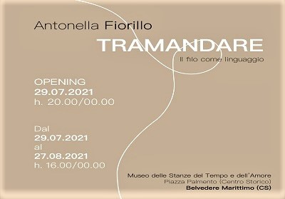 Belvedere M.mo. Mostra di Antonella Fiorillo, “Tramandare – il filo come linguaggio” a cura di Marco Agostini