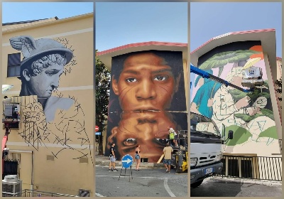 Diamante capitale dell’Arte Urbana. Jorit, Tony Gallo, Kraser, SteReal per i 40 anni dei Murales