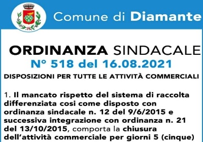 Diamante. Rifiuti ed assembramenti. Le attività commerciali ora rischiano la chiusura temporanea