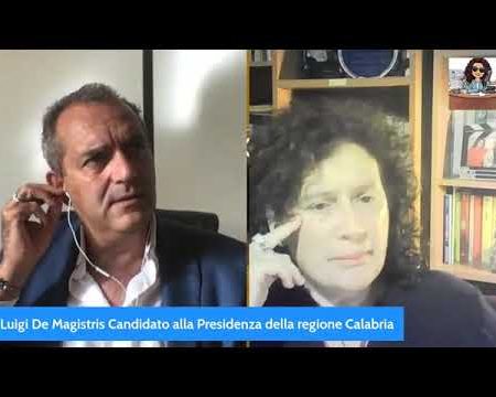 Intervista a Luigi De Magistris candidato alla Presidenza della Regione Calabria