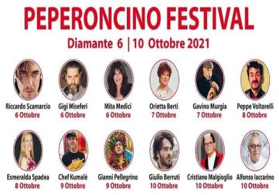 Diamante. Si prepara per li 29° Peperoncino Festival. Dal 6 al 10 ottobre 2021