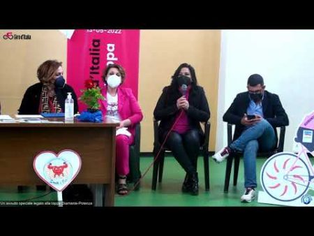 Presentazione annullo speciale dedicato alla tappa Diamante-Potenza