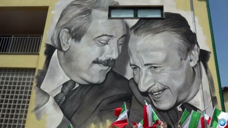 Vietri di Potenza: Il Murale di A. Perrotta dedicato a Falcone e Borsellino – servizio