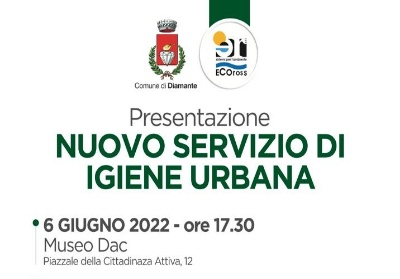 Diamante. Il nuovo Servizio di Igiene Urbana sarà presentato alla cittadinanza