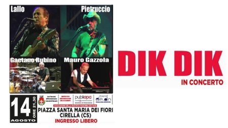 Concerto dei DIK DIK a Cirella – 14 agosto 2022 (integrale)