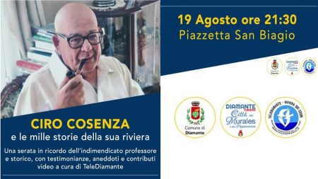 Diamante: Serata in ricordo del Prof. Ciro Cosenza